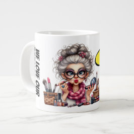 Stor Mugg Cute Cute Cute Cute Jumbo Mugg