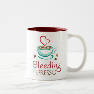 Stor mugg för blöda espresso