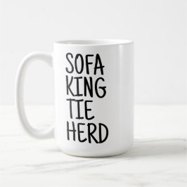 Stor mugg - Sofa King Tie Herd