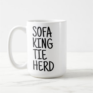 Stor mugg - Sofa King Tie Herd