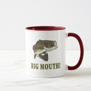 Stor mun: Largemouth bas Mugg