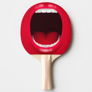 Stor mun pingisracket