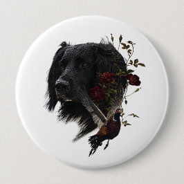 Stor Munsterlander med fasasant Knapp