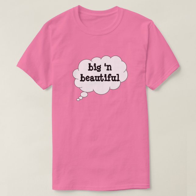 Stor 'n vacker t-shirt vid dalDesignNZ (Design framsida)