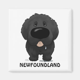 Stor näsa Newfoundland Magnet