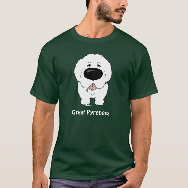 Stor näsa underbara Pyrenees T Shirt (Framsida)