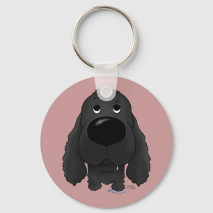 Stor näscockerspanielSpaniel Nyckelring