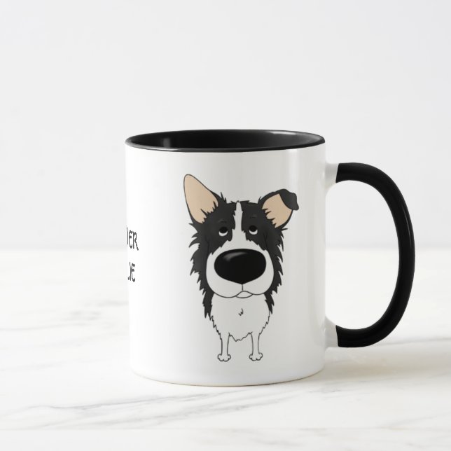 Stor näsgränsCollie Mugg (Höger)
