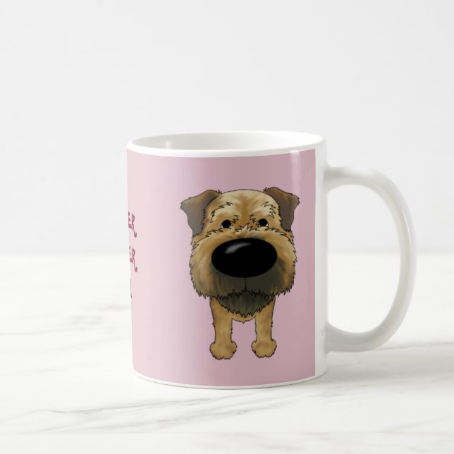 Stor näsgränsTerrier Kaffemugg (Höger)