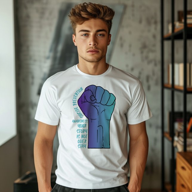 Stor näve självmordsförebyggande t shirt (Skapare uppladdad)