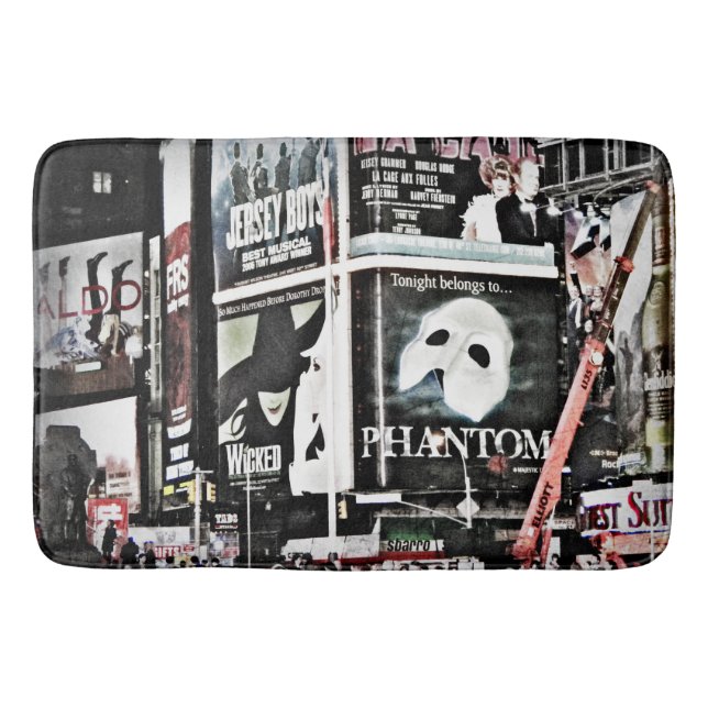Stor New York City Phantom Bath Mat Badrumsmatta (Framsidan)