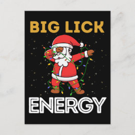 Stor nick-energi, stel, Jultomten, Saint Nicho Helg Vykort