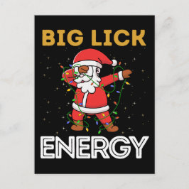Stor nick-energi, stel, Jultomten, Saint Nicho Helg Vykort