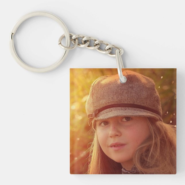 STOR NYCKELRING MED EGEN FOTO (Framsidan)