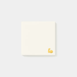 Stor och stark arm Emoji Post-it Block
