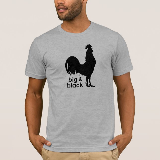 Stor och svart t shirt (Framsida)