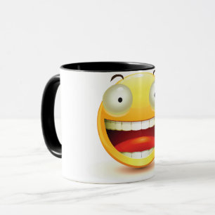 Stor ögaansiktemugg mugg