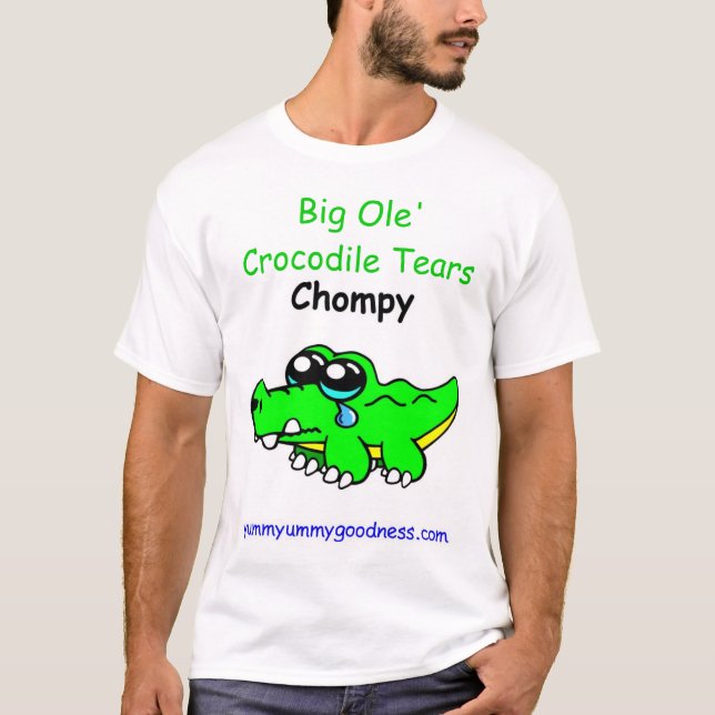 Stor Ole krokodiltårar Tee Shirt (Framsida)