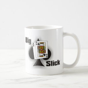 Stor oljefläck kaffemugg