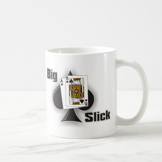 Stor oljefläck kaffemugg (Höger)