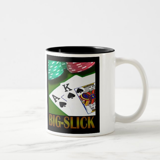 Stor-Oljefläck Två-Tonad Mugg (Höger)