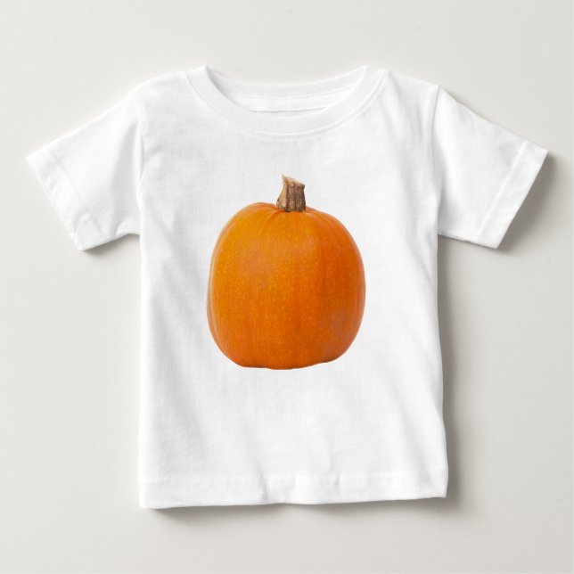 Stor Orange Fall Harvest Pumpkin T-shirt (Framsida)