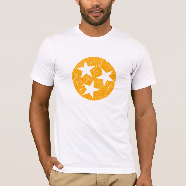 Stor orange Tennessee för statlig stenig bästa Tröja (Framsida)