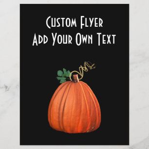 Stor Orange Whimsisk Pumpa Reklamblad