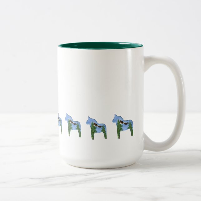 Stor Örn Dalahäst Kaffemugg (Höger)