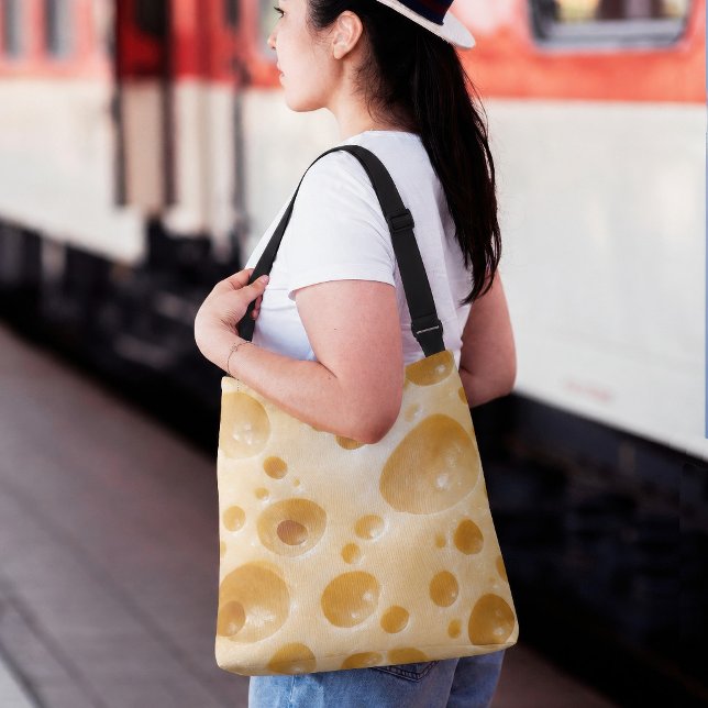 Stor ost cross body väska (Big Cheese Shoulder Bag)