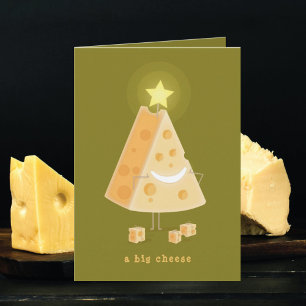 Stor ost julkort helgkort