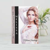 Stor Pageant-autografkort | Smoking Glamour