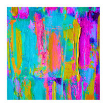 Stor palett Knivar-målning Poster 3a