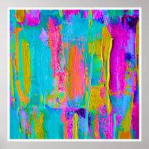 Stor palett Knivar-målning Poster 3a