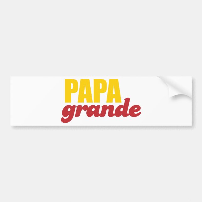 Stor pappa - stor pappa bildekal (Framsidan)