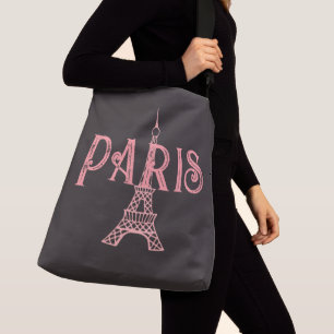 Stor Paris Eiffeltorn Totebag Axelväska