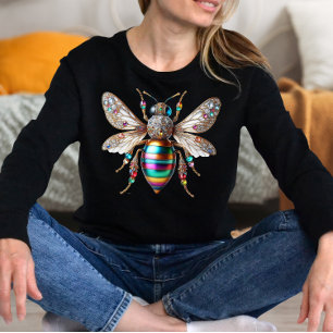 Stor Pärlprydd Bina T Shirt