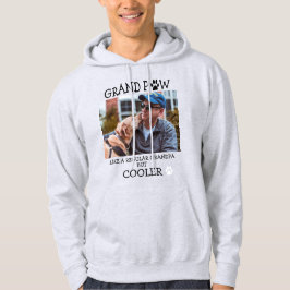 Stor Paw Vanlig Farfar Men Coolare Anpassad Bild Hoodie