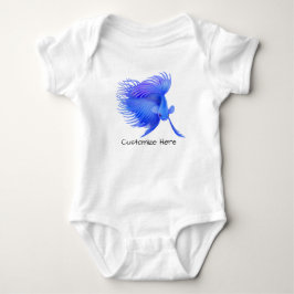 Stor PC för anpassade en för blåttBetta fisk Tee Shirt