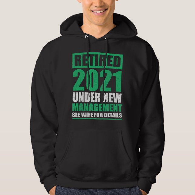 Stor pensionsgåva 2021 Pensioneärer Make Present Hoodie (Framsida)