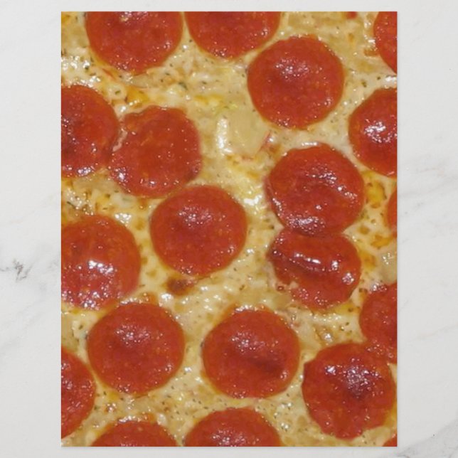stor pepperoni pizza (Framsida)