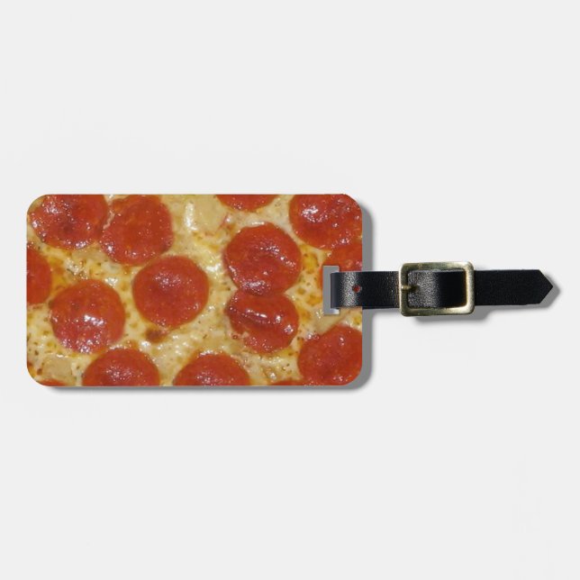 stor pepperonpizza bagagebricka (Horisontell Framsida)