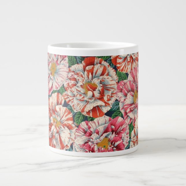 Stor Philip Jacobs Tyg Rosa Mundi Design Mugg Jumbo Mugg (Framsidan)