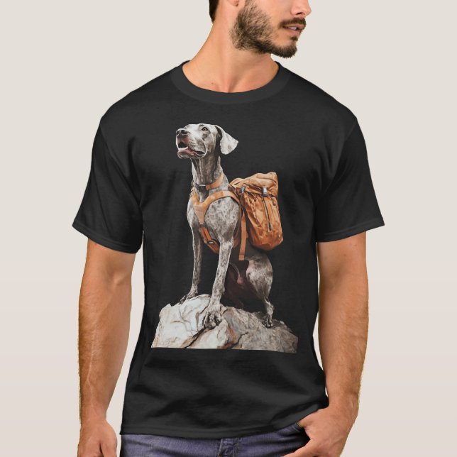 Stor Pitbull Dane T Shirt (Framsida)