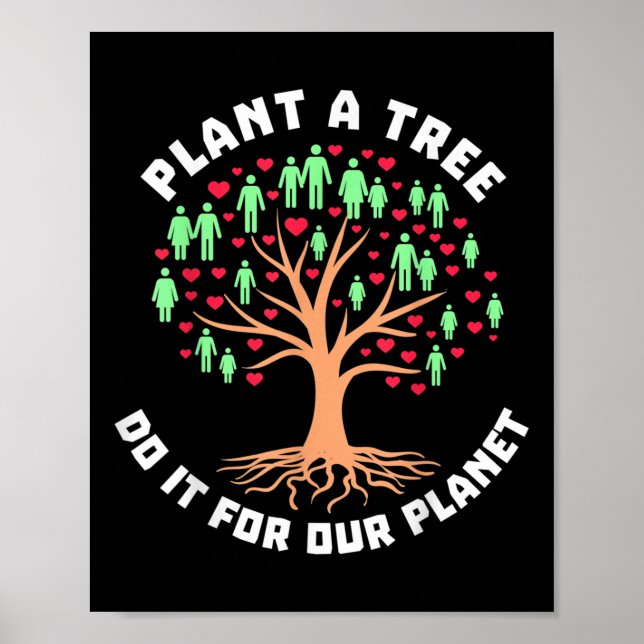 Stor planets miljöskydd natur  poster (Framsidan)