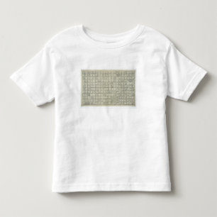 Stor platta med ideographic handstil från Temen T Shirt