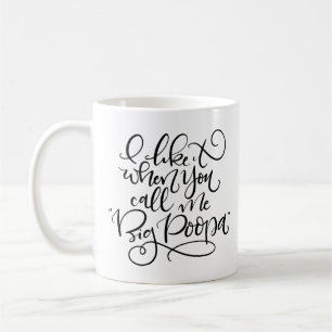 Stor poopa kaffemugg