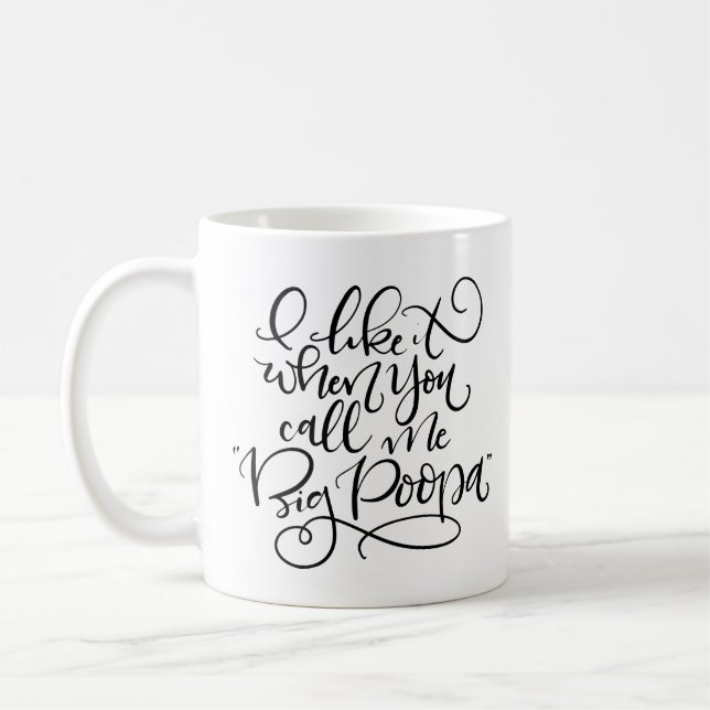 Stor poopa kaffemugg (Vänster)