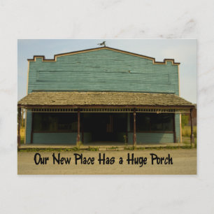 Stor Porch - Lustigt byte av Adress Meddelande Vykort