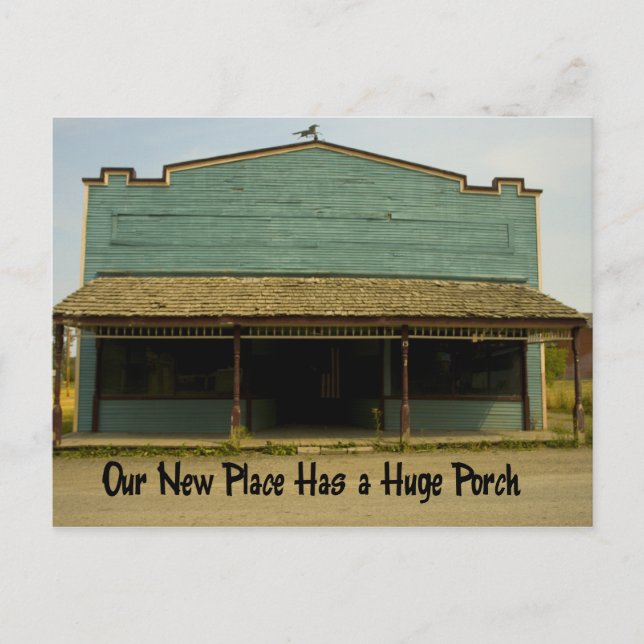 Stor Porch - Lustigt byte av Adress Meddelande Vykort (Framsida)